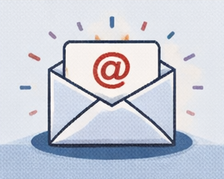 Works via email